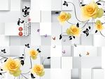 3D玫瑰花