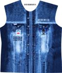 仿牛仔纹   英文字 老鹰