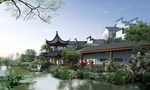 古建筑翻新旅游景点建筑效果图