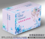 化妆品包装盒平面展开图