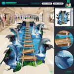 3d地画 海豚桥