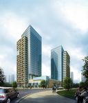 住宅楼单身公寓建筑效果图