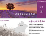 薰衣草庄园门票设计