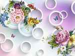3D玫瑰花