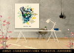 无框画