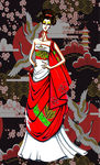 日本艺妓插画
