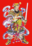 杨柳青年画 门神 秦叔宝 尉迟