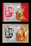 长寿面包装展开图