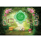 森系婚礼照片墙ps源文件