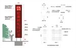 立牌  指示牌  结构图