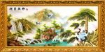 金色油画