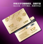 高档创意贵宾卡VIP卡模板