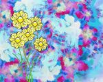 水彩花卉