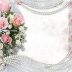 玫瑰花边框相框