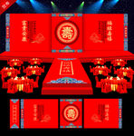 贺寿 寿宴舞台
