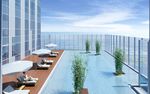 海景房阳台景观效果图