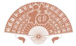 百福扇 硅藻泥图