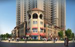商业购物广场大门建筑效果图