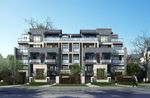 别墅住宅区正面建筑效果图