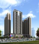 高层住宅建筑效果图