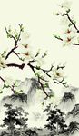 水墨画 花鸟