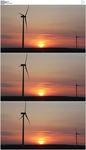 夕阳风车