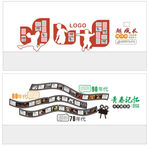 学校照片墙 文化展示墙 电影墙