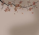 手绘树技花鸟装饰画