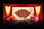 中式婚礼背景