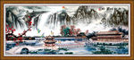客厅山水画
