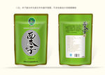 炒货食品袋包装平面图