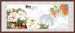 荷花工笔画