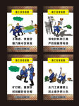 建筑工地挂图