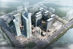 购物广场鸟瞰建筑效果图