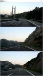 开车穿梭隧道和大桥