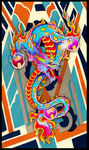 龙装饰画PSD