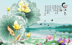 忆江南中式背景墙