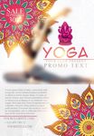 唯美瑜伽YOGA健身塑形海报