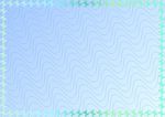 蓝海波浪 产品证书纹