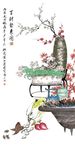 百财聚来中式背景墙