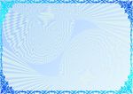 碧蓝海浪 防伪证书纹