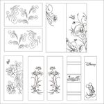 喷砂 刻绘 雕刻 沙花 暗花