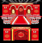 红色教堂主题婚礼