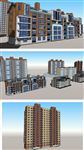 多层及高层建筑草图大师SU模型