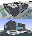 SU博物馆纪念馆美术馆建筑模型