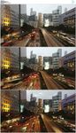 香港白天到黑夜延时