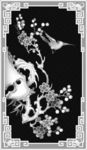 经典四季花灰度图