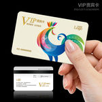 卡通鸡图案VIP会员贵宾卡设计