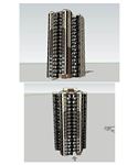 西班牙高层建筑草图大师模型
