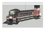 英伦会所建筑草图大师SU模型
